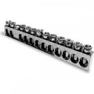 Barramento Neutro/Terra Cemar 12 Furos 989542 - Kit C/10 Barramento Neutro/Terra Cemar 12 Furos 989542 - Kit C/10