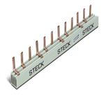 Barramento Pente Trifásico 12 Polos 80a Din Steck S3f210b