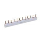 Barramento Pente Trifásico 80A 12 Polos Din - Force Line