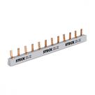 Barramento Steck Bifa. 80A 220/440V 2X6P Din Barramento Steck Bifa. 80A 220/440V 2X6P Din