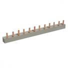 Barramento Steck Trif. 80A 220/440V 3X4P Din Barramento Steck Trif. 80A 220/440V 3X4P Din