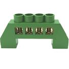 Barramento Terra Universal Borne Terminal Aterramento Barra com 4 Furos