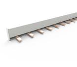 Barramento tipo pente monofásico 63A 12 polos DIN 21cm Enerbras BP63-E121