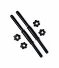 Barras Cromada Halter Com Rosca 42cm Kit Com 2 Unidades