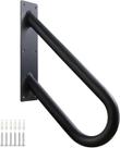 Barras de apoyo YEOOE en forma de U negro mate 46 cm tubo de 1.25"