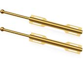 Barras de Cabide Retráteis FIRJOY para Closet 30 cm 2 Unidades Dourado