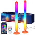 Barras de Luz LED Inteligentes Borllyem TVLEDICWW - Controle App, RF, Música e Modos para Jogos