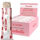 Barras de proteína Barebells Wild Cherry 20g com alto teor de proteína 12 unidades Barras de proteína Barebells Wild Cherry 20g com alto teor de proteína 12 unidades