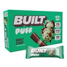 Barras de proteína Barras de proteína construídas Mint Chip Puff 12x17g