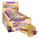Barras de proteína Fit Crunch, manteiga de amendoim e geleia de tamanho real