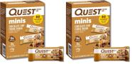 Barras de Proteína Quest Mini Sabor Cookie Dough com Chocolate Chips 14 Unidades
