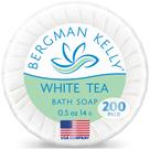 Barras de sabão BERGMAN KELLY White Tea 15 ml, pacote com 200 unidades, tamanho de viagem