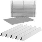 Barras Flavorizadoras QuliMetal de 22,5 cm y Parrillas de 17,5 cm para Parrilla
