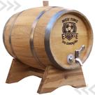 Barri De Carvalho Top P/ Cachaça 5l Gravado Brasão Do Seu Time C/ Torneira Premium Barri De Carvalho Top P/ Cachaça 5l Gravado Brasão Do Seu Time C/ Torneira Premium