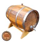 Barril 10 litros torneira cromo luxo