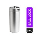 Barril 3,6 litros ball lock growler inox 304 passivado