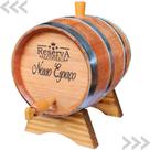 Barril Carvalho Corote 3 L Para Cachaça Tonel + Gravação