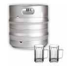 Barril Chopp Cerveja 30 Litros Euro Em Inox Válvula e Sifão