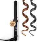 Barril de 25 mm de turmalina cerâmica Curling Wand NuMe Classic Barril de 25 mm de turmalina cerâmica Curling Wand NuMe Classic
