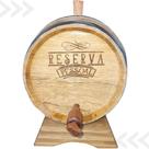 Barril De Carvalho Premium 3 Litros Personalizado Com Seu Nome