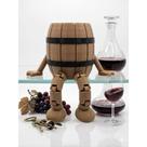 Barril de vinho decorativo miniatura em 3d com pernas articuladas 9cm x 15cm x 8cm