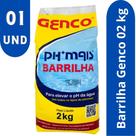 Barrilha Para Piscina Elevador De Ph Granulado 2 Kg - Genco