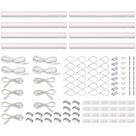 Barrina de 1 pé T5 LED Grow Light Strip, pacote com 8 pacotes de espectro completo