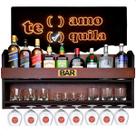 Barzinho Bar Adega de Parede Tabaco: Estilo e funcionalidade no churrasco!