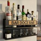 Barzinho de Parede Bar Suspenso para Bebidas Decoração Churrasco Área de Festas Sala Modelo:Bar Doce Bar Cor Preta Barzinho de Parede Bar Suspenso para Bebidas Decoração Churrasco Área de Festas Sala Modelo:Bar Doce Bar Cor Preta