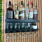 Barzinho de Parede de MDF Bar Suspenso para Bebidas - Decoração Casa Sala Área Gourmet Churrasqueira Modelos:Barzinho 54 Barzinho de Parede de MDF Bar Suspenso para Bebidas - Decoração Casa Sala Área Gourmet Churrasqueira Modelos:Barzinho 54
