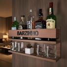 Barzinho de Parede de MDF Bar Suspenso para Bebidas - Decoração Casa Sala Área Gourmet Churrasqueira Modelos:Barzinho 54 Barzinho de Parede de MDF Bar Suspenso para Bebidas - Decoração Casa Sala Área Gourmet Churrasqueira Modelos:Barzinho 54