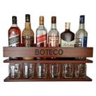 Barzinho para Sala Barzinho de Parede - Boteco - Imbuia