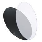 Base Acrílica Para Biscuit Comemoração 14x8 Oval Preta & Transparente 60 Peças