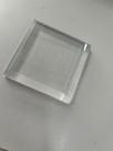 Base Acrilico Cristal 5mm 5x5cm Chanfradas 10pçs Base Acrilico Cristal 5mm 5x5cm Chanfradas 10pçs