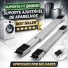 Base Ajustável com Rodas, Freio e Anti Derrapante para Eletrodomésticos