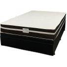 Base Baú em material sintético com Colchão Bio Classic Casal com Molas Ensacadas Bio Flex 67x188x138cm Cor Preto