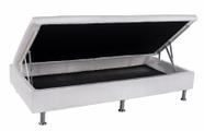Base Bau Para Cama de Solteiro 88x188 Physical Ortobom com Pistao a Gas