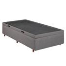 Base Baú Para Cama Solteiro Orthomax Abertura Lateral 88x35