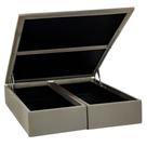 Base Baú Physical Camurça Bege Queen 158x198x39cm - 1051612187 - ORTOBOM