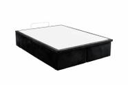 Base Baú Physical Camurça Preto Queen 39x158x198 - Ortobom
