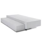 Base Bicama Solteirão Herval Anis, 32x96x203 cm, Colchão Auxiliar em Molas Bonnel