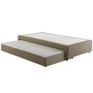 Base Bicama Solteiro Herval Anis, 32x96x203, Suede, Colchão Auxiliar Em Molas Bonnel