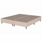 Base Bipartida Gran Palladium King Tecido Malha 37x203x193cm Sealy Cor Bege