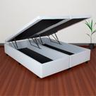Base Box Baú Casal Bipartido 138x188x42cm material sintético com Pistão a Gás B&g Base Box Baú Casal Bipartido 138x188x42cm material sintético com Pistão a Gás B&g