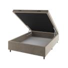 Base Box Bau Casal Cairo (43x138x188cm) Perola - Casa Giulia