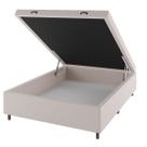 BASE BOX BAU CASAL CAIRO (43X138x188CM) TURKEY CREME - CASA GIULIA