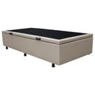 Base Box Baú para Cama Solteiro 88x188cm Liz S05 Sintético Bege - Mpozenato