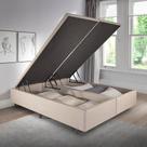 Base Box Baú Queen 158x198 cm Linho Bege