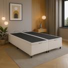 Base Box Baú Queen Bipartido material sintético 158x198x35 Base Box Baú Queen Bipartido material sintético 158x198x35
