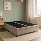 Base Box Baú Queen Bipartido Suede 158x198x35
